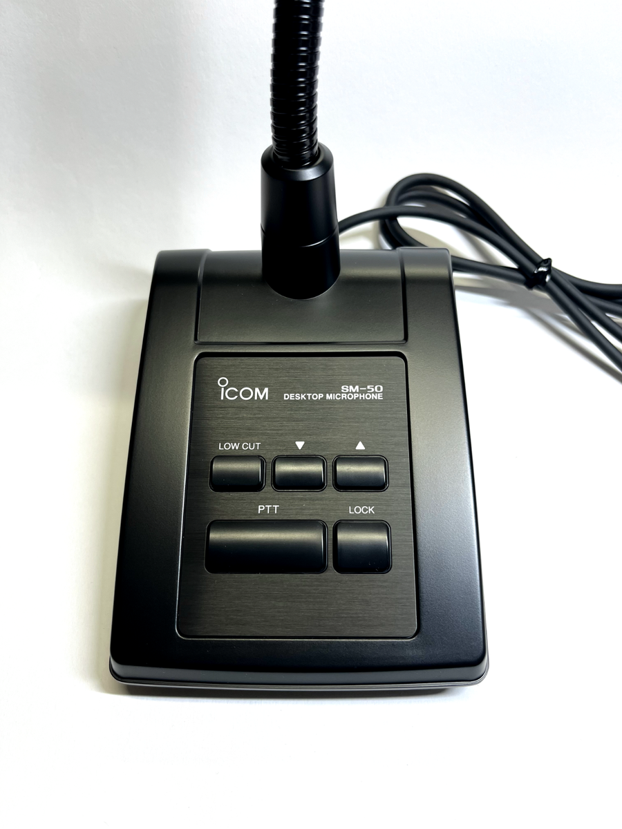 ICOM SM-50 デスクトップマイクロフォン　美品 Amazon.com: ICOM SM-50 DESK MICROPHONE