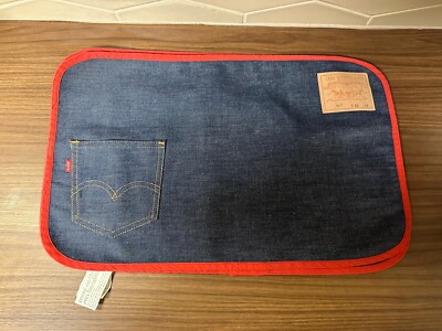 4 Levi Strauss & Co. Denim Placemats With Tag And Pocket Red Tag  
