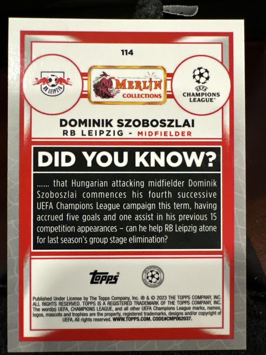 Dominik Szoboszlai 2022-23 Topps Merlin /99 | eBay