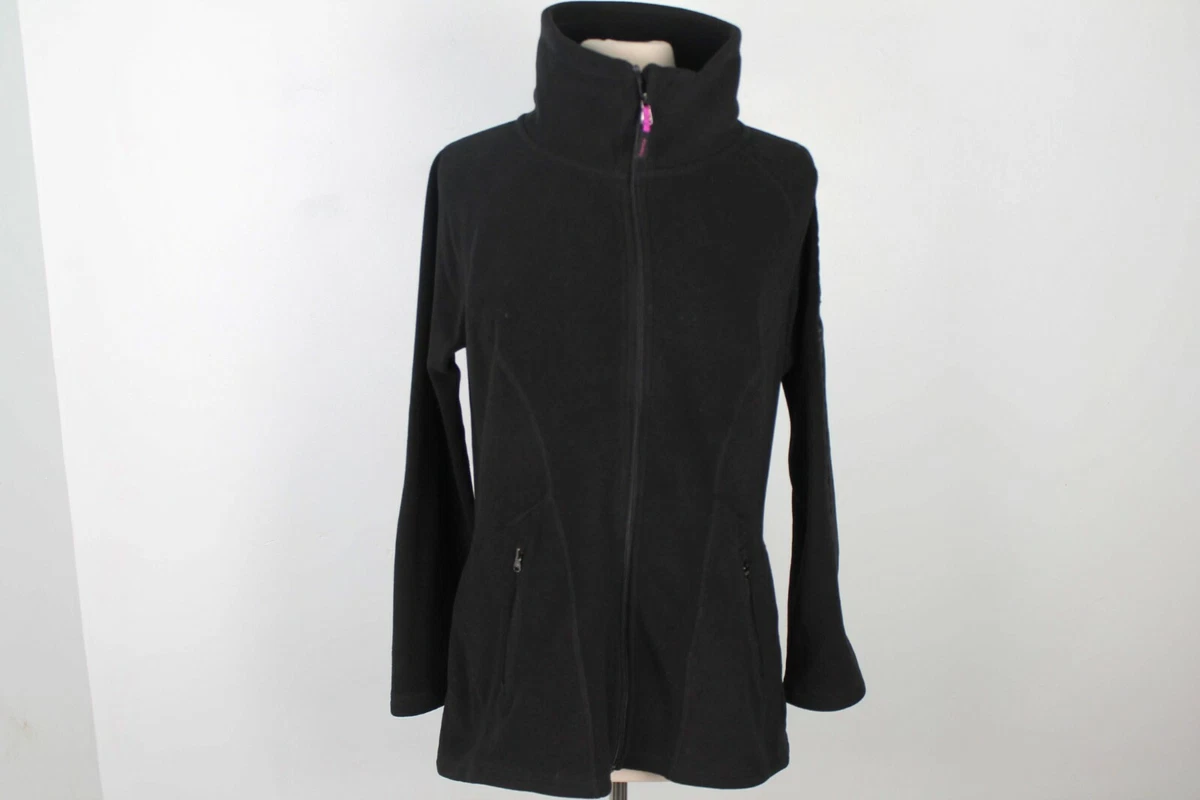 Calvin Klein Performance Women s Jacket Funnel Neck Headphone Access Black Sz M