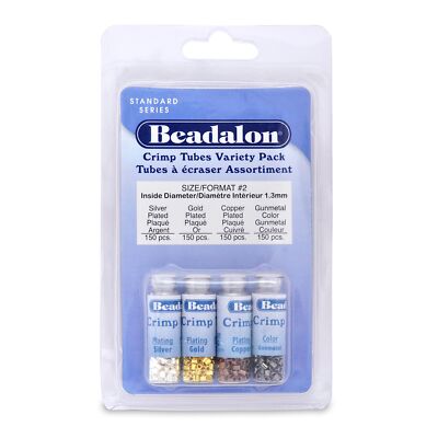Beadalon Quetschrohre VP Größe 2 600 Stück von Beadalon