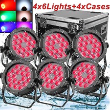 270W Waterproof RGBWA UV 18LED Par Light Stage Lighting DMX Party Light w/Case