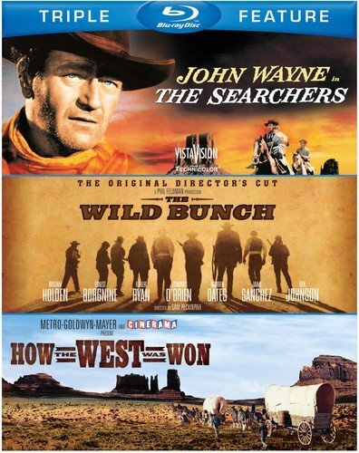 Searchers / Wild Bunch / How the West Was Won (Triple-Feature) (Blu-ray)