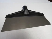 VIKAN 29109  10"  BLACK  STAINLESS STEEL TABLE AND FLOOR STIFF SCRAPER