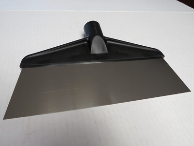 VIKAN 29109  10''  BLACK  STAINLESS STEEL TABLE AND FLOOR STIFF SCRAPER