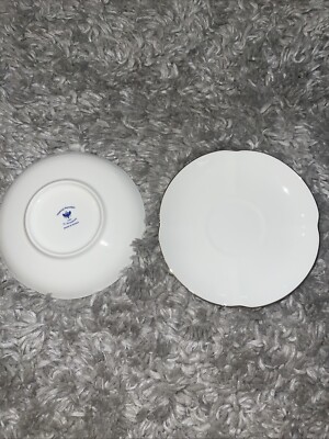 ORIGINAL Porcelain Lomonosov 1744 St. Petersburg 2 Saucers