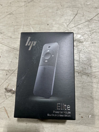 HP Elite Presenter Mouse Black Rechargable Virtual Laser Pointer.