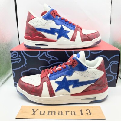 A Bathing Ape BAPE Russel Cluch Sta Multi 1J73-191-922 Men's Size