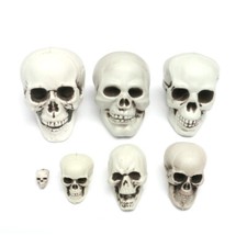 1PC Halloween Artificial Skull Head Model Skull Bone Scary Horror Skeleton New