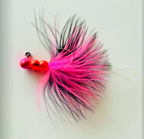 Yakima Bait 1714CER Worden's Maxi Jig Cerise Pacifier 1/16 oz 3pk crappie - Picture 2 of 4