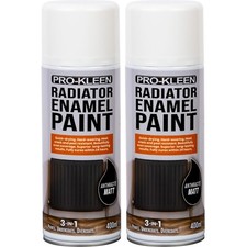 ProKleen Radiator Enamel Spray Paint Anthracite Matt Heat Resistant Aerosol
