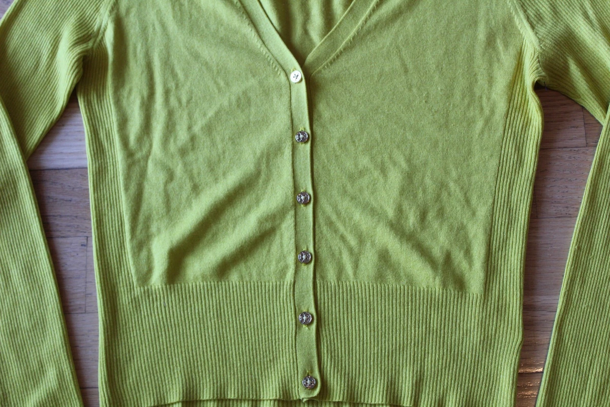 Tory burch cheap green cardigan