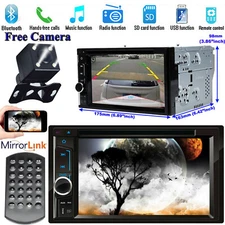 FIT 2006-2015 CHEVY SILVERADO TAHOE BLUETOOTH Car Stereo DVD CD MP3 +Rear Camera