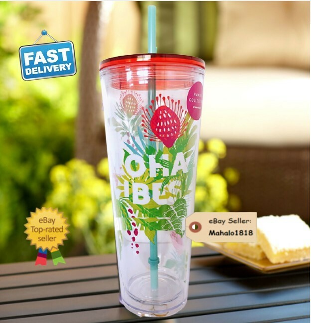 LIMITED EDITION "Aloha Vibes" Tumbler 24oz Cup Starbucks Hawaii-NEW |  eBay
