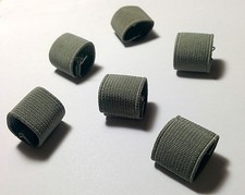 New High Quality Tactical Retaining Bands 1" 1 inches - 6pk - ACU Foliage Green