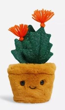 NEW w/ Tags FAO Schwarz 7  Sparklers Plant Christmas Cactus Plush Toy