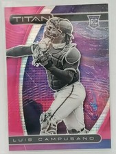 2021 Panini Chronicles Titan Pink Pulsar Prism #18 Luis Campusano RC Padres