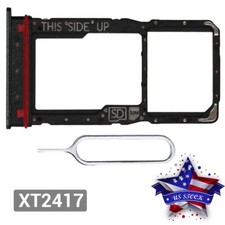 For Motorola Moto G 5G 2024 XT2417 Original SIM Tray Card Holder Slot Replace
