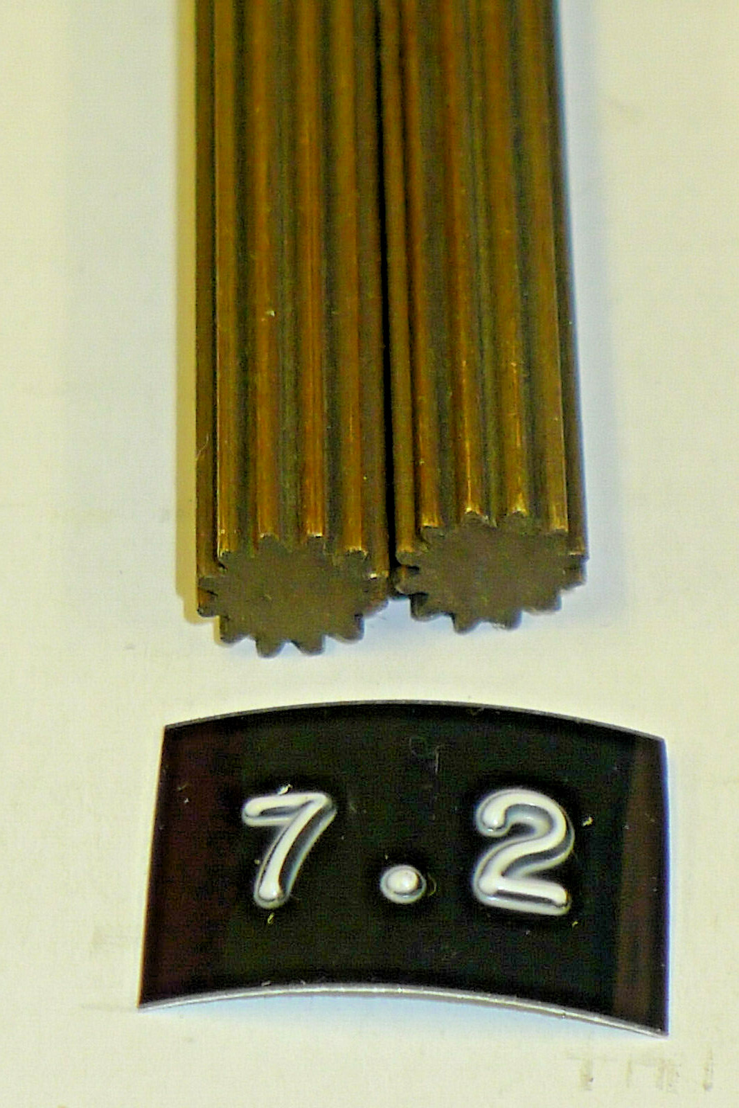 BRASS PINION WIRE various sizes N.O.S. 7, 8, 10, 12, 16 leaf (various