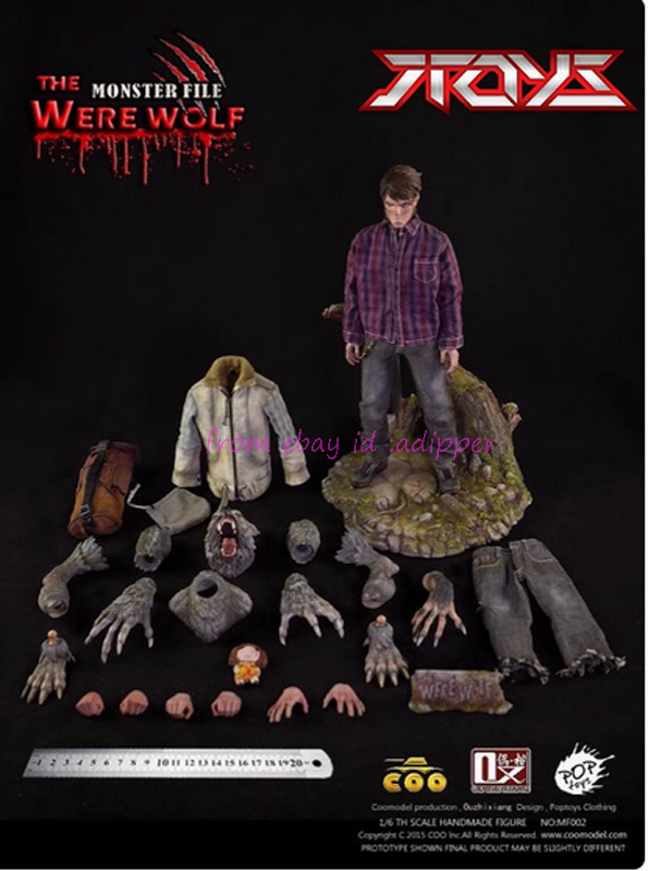 Coomodel X Ouzhixiang 1/6 Mf002 Monster File The Were Wolf Action