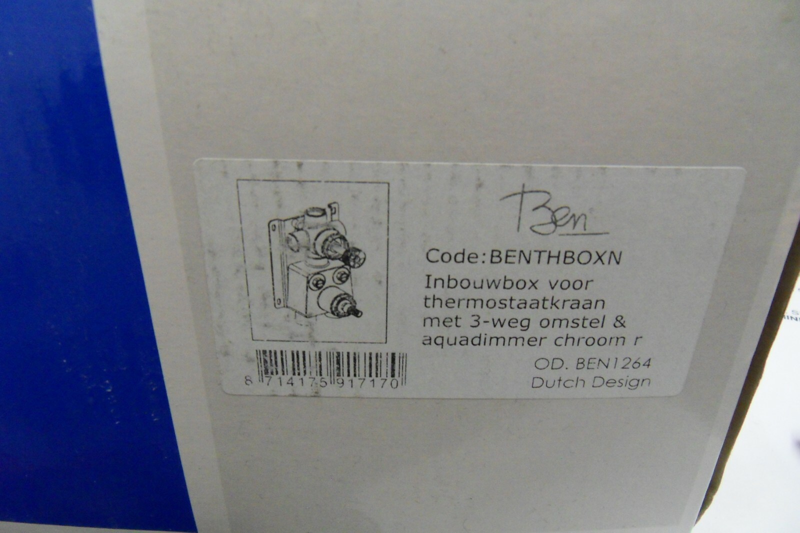 Thermostat encastrable Ben BENTHBOX Chrome neuf pour douche