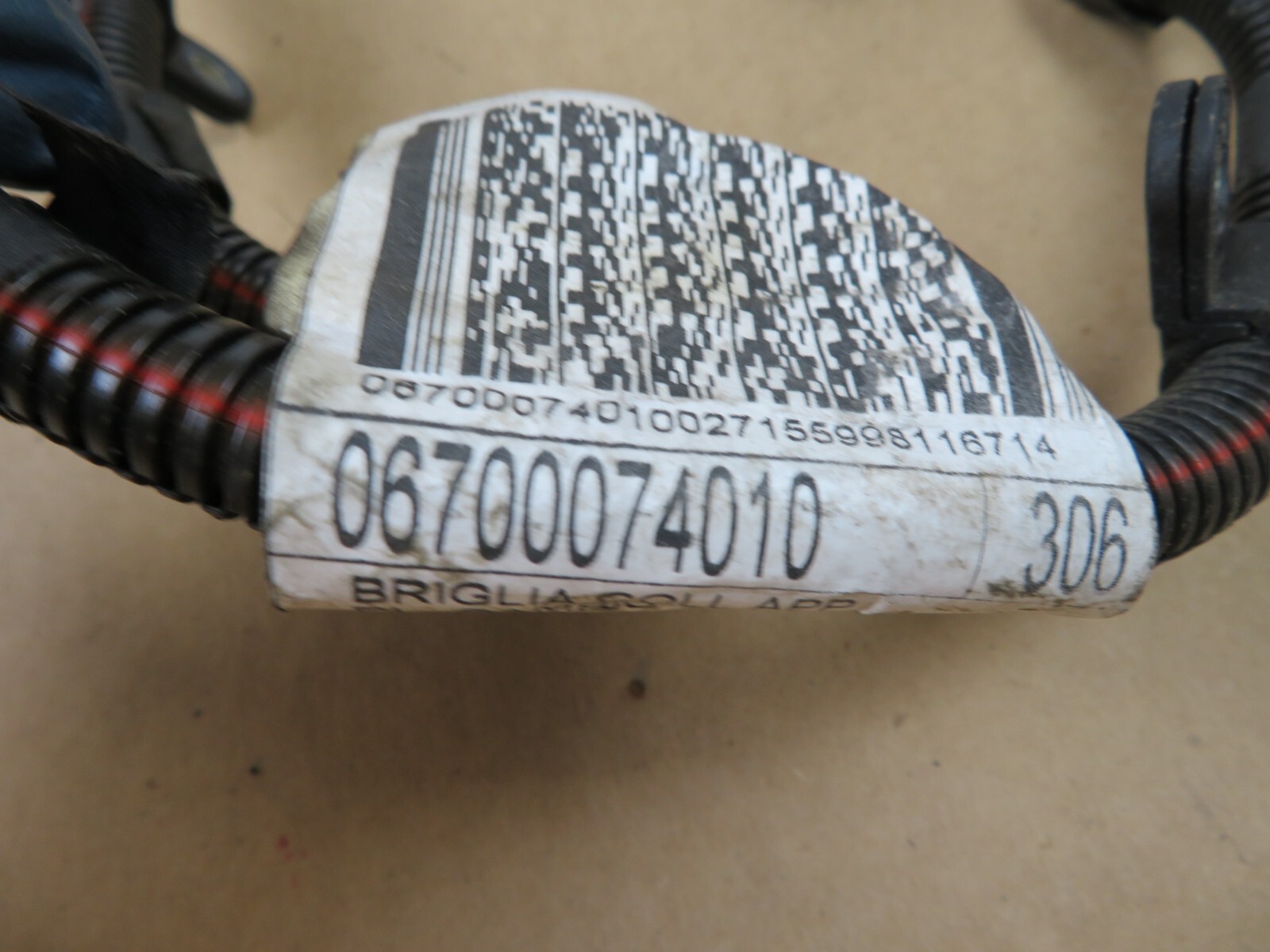 2014-2017 MASERATI GHIBLI SQ4 3.0L AWD AUTO TRANSMISSION WIRE WIRING HARNESS OEM