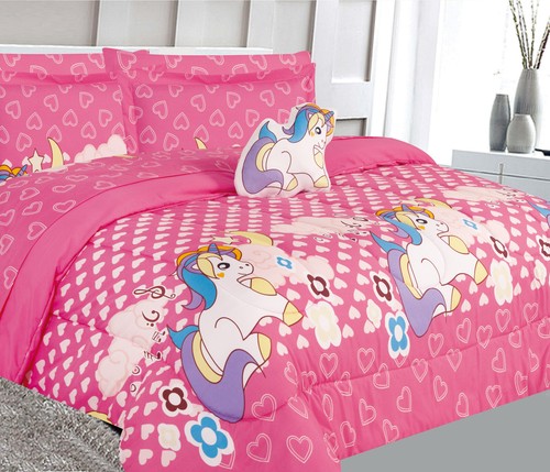 6PC BEDROOM KIDS BED IN A BAG COMFORTER + SHEET COMPLETE BEDDING SET TWIN SIZE - Picture 34 of 36
