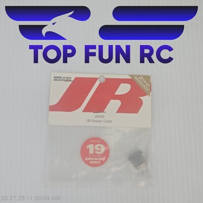 JR JRPXFR FM Receiver Crystal, Channel 19