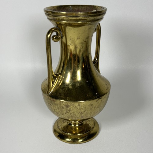 Neoklassizistische Messingvase von R Geissler N.Y. Sehr schwer - 6 Pfund! Atemberaubendes Stück - Bild 3 von 6