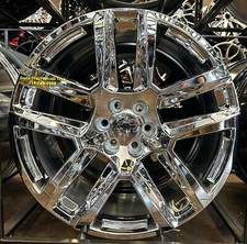 24 New 2024 Chevy Tahoe Silverado Gmc Yukon Sierra Chrome Wheels Escalade