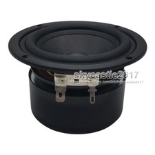 1x 3.5" inch 4/6/8Ohm 15W Full Range HIFI Audio Speaker Stereo Loudspeaker Horn.