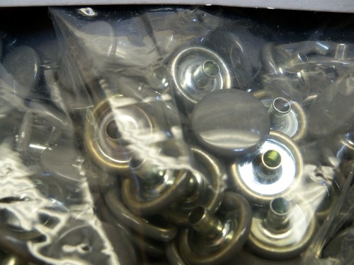 Gray cap snap button 45 series Kane-M 45-0400-A 1000 pcs - Picture 3 of 3