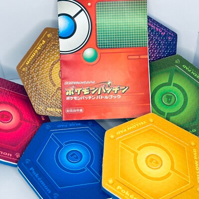 Pokemon Patchin User's Manual Special Pad Set Japanese Anime Game Very Rare