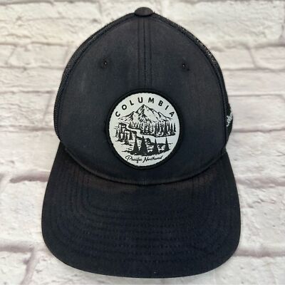 Columbia Pacific Northwest Mountain Patch Mesh Trucker Hat Snapback  Adjustable