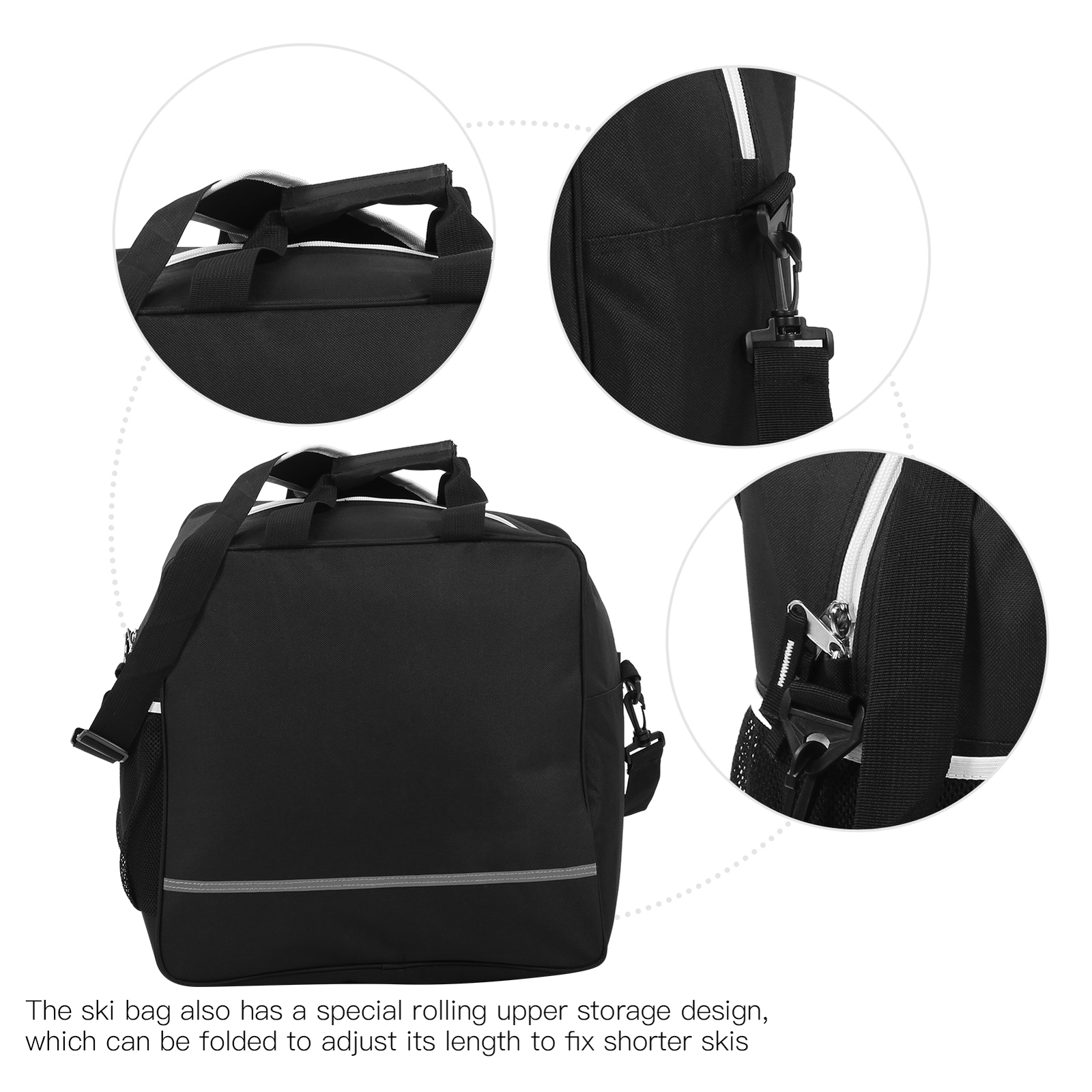 SALOMON Borsa da snowboard in nylon e scarponi da sci borse portaoggetti impermeabili da viaggio CH