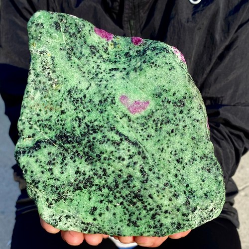 6.81LB Natural green Ruby zoisite (anylite) crystal Chakra Healing Energ - Picture 12 of 16
