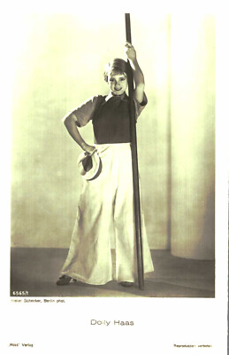 Dolly Haas   *  Original Ross Postkarte Postcard * RO 50-g