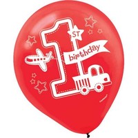 Amscan 110082 All Aboard First Birthday Balloons Pack Of 90 on sale Amscan 110082 All Aboard First Birthday Balloons Pack Of 90 on sale