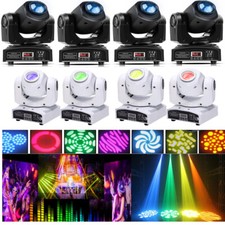 4X 120W RGBW LED Moving Head Bühnenlicht Gobo Beam DJ Party Disco Stage Lighting