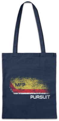 PURSUIT MAIN FORCE PATROL LOGO Stofftasche Einkaufstasche Mad Polizei Symbol Max
