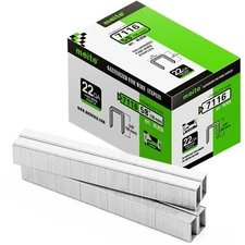 10,020- 200,400 PCS 71 Series 22 Gauge 3/8" Crown Upholstery Staples 3/16"- 5/8"