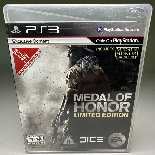 Medal of Honor Limited Edition PS3 (Sony PlayStation 3) CIB Complete w/ Manual