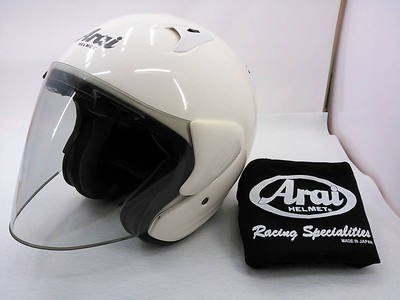 Arai　SZF SNELL 　ヘルメット55～56cm Arai SZ-F SZF WHITE White S size (55-56cm) jet helmet | eBay