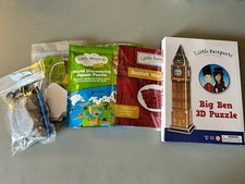 Little Passports LOT of GOODIES Puzzles Activities Big Ben puzzle Dinosaur Toys