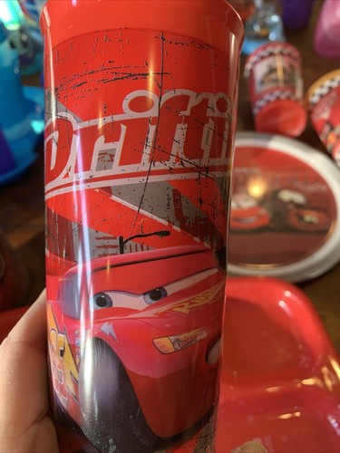 Huge Lot 9 Disney Pixar Cars Cups Plates Lightning McQueen Mater Make Offers - Picture 4 of 8