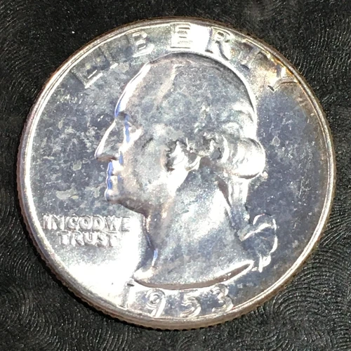 1953 Washington Quarter - Original Uncirculated - High Quality Scans #P575