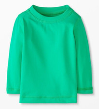 NWT Hanna Andersson Green Long Sleeve Rash Guard Size 60 / 3-6 Months