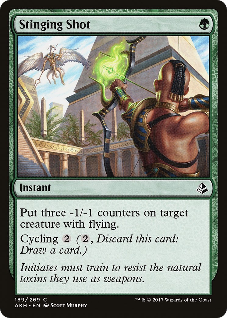 Stinging Shot - 189 - NM - Common - Amonkhet-Magic