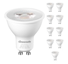 DEWENWILS 10-Pack GU10 LED Dimmable Bulb Warm White Track Light Bulb 3000K