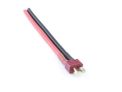 Deans Stecker (male) Antislip mit 10 cm Anschlusskabel